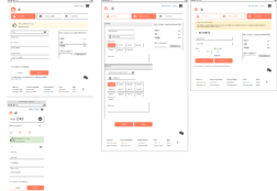 Webapp wireframes